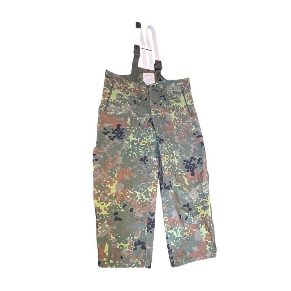 German‎ Military Flecktarn Camo Gore-Tex Overpants Bibs 1993 Feuchter Ringelai